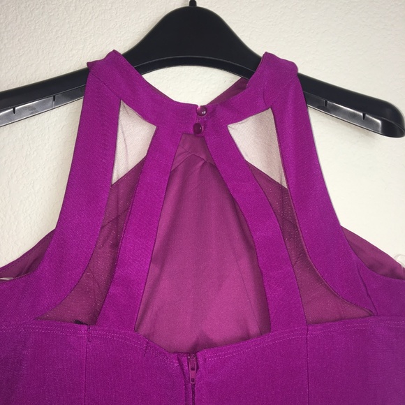 NWOT Crystal Doll Bodycon Pink/Magenta Dress - Picture 3 of 4